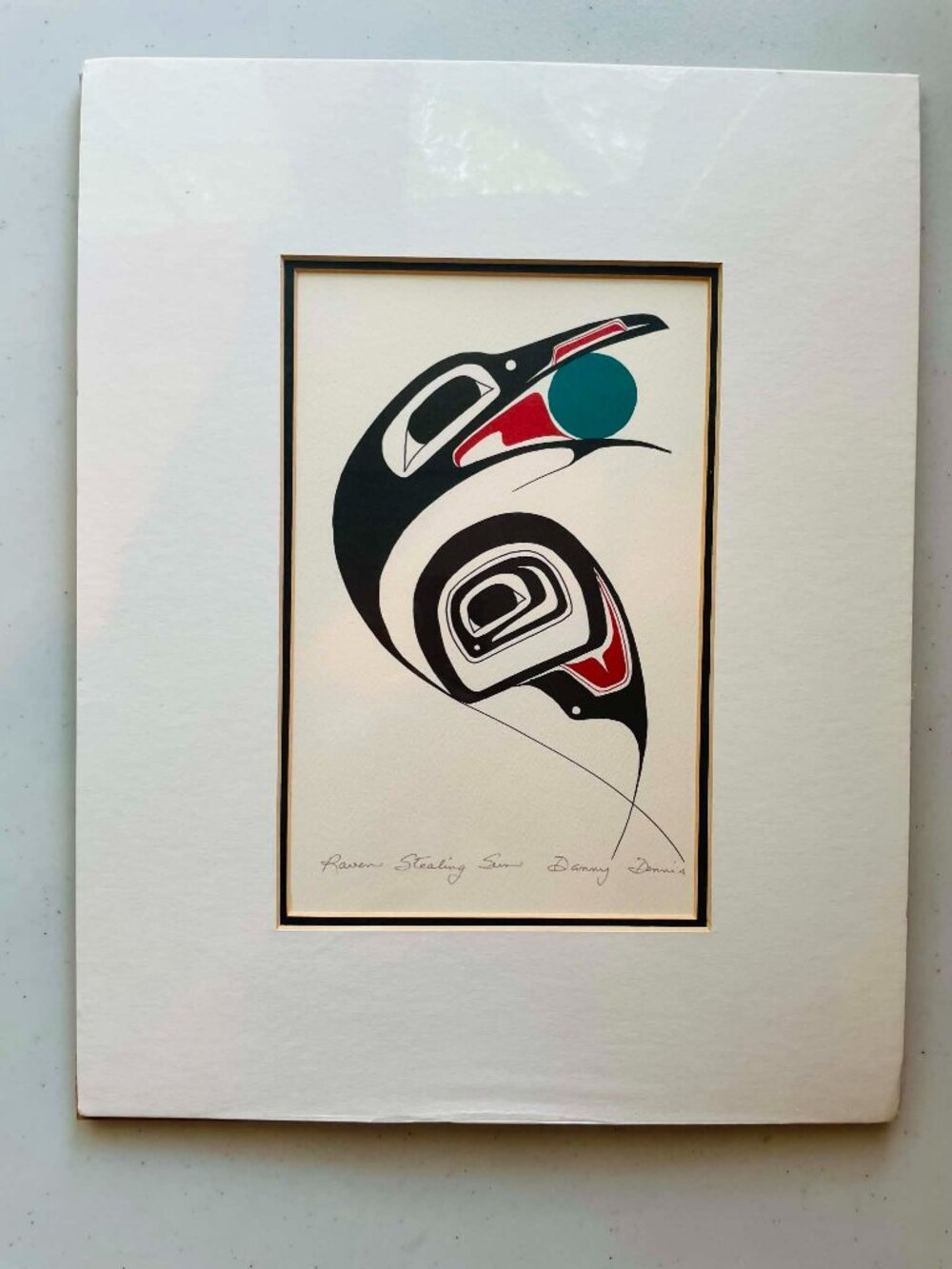 Danny Dennis Raven Stealing Sun Art  Canadian Northwest Coast Indigenous artist